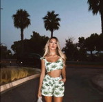 Summer set, white and green