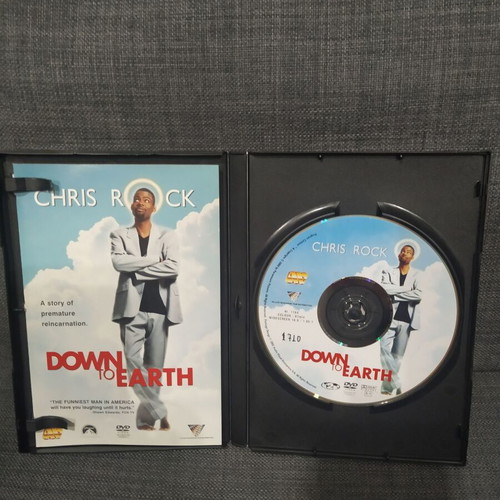 Down to Earth DVD used, comedy, subtitles, large case