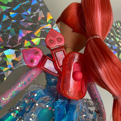 Winx Club Bloom Tynix Fairy doll used with iridescent wings