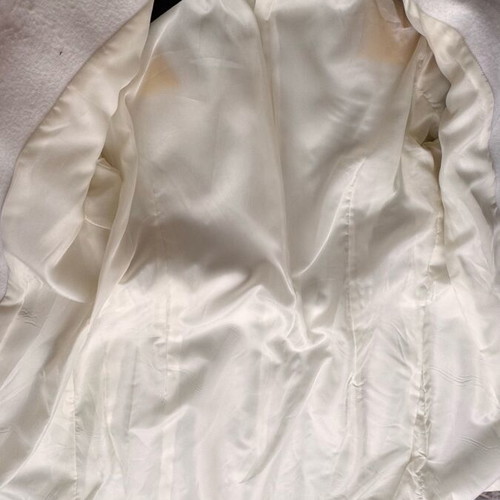 Thesis cream mid-length coat size S/M like new