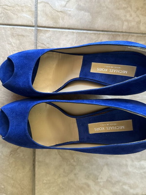 Michael Kors Blue Platform Sandals New Size 38.5