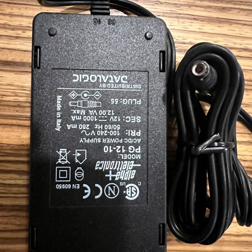 Alpha electronica PG 12-10 AC Power Adapter σαν καινούργιο 12V 1000mA