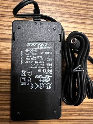 Alpha electronica PG 12-10 AC Power Adapter σαν καινούργιο 12V 1000mA