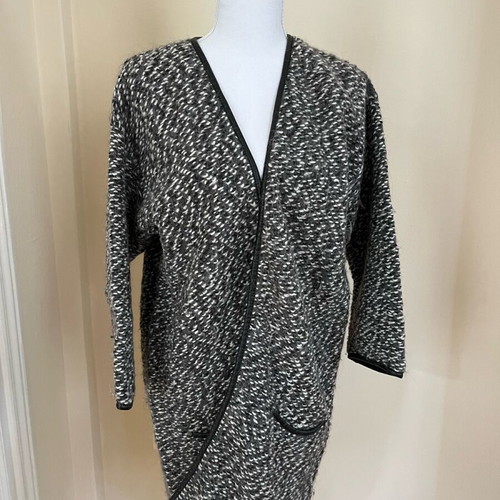 Massimo Duti women's outerwear like new, oversized small to large, white and gray