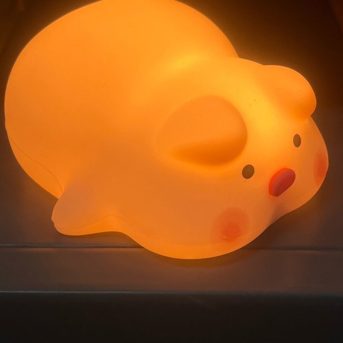 Pig-shaped silicone decorative lamp new