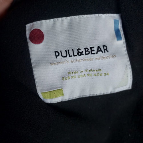 Pull & Bear black jacket used, size XS