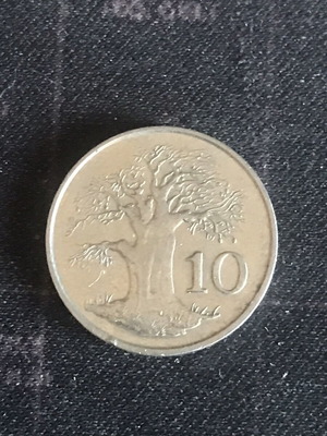 Zimbabwe 10 Ngwee coin 1991