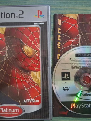 Spider-Man 2 Platinum PS2 μεταχειρισμένο παιχνίδι περιπέτειας