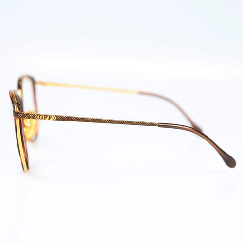 Gianfranco Ferre GFF 124 Eyeglasses new, brown and gold
