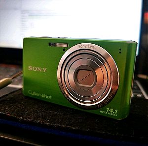 Sony DSC-W610 Green 14.1mpxl + θήκη + κάρτα μνήμης
