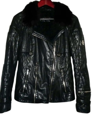 Gucci Tom Ford Biker Jacket Used, Lambskin With Shearling Lining