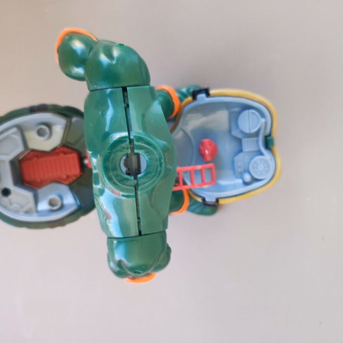 TMNT Coil Force Mighty Mech Michaelangelo action figure like new 1996