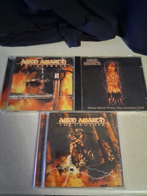 Amon Amarth pack of 3 CDs, metal