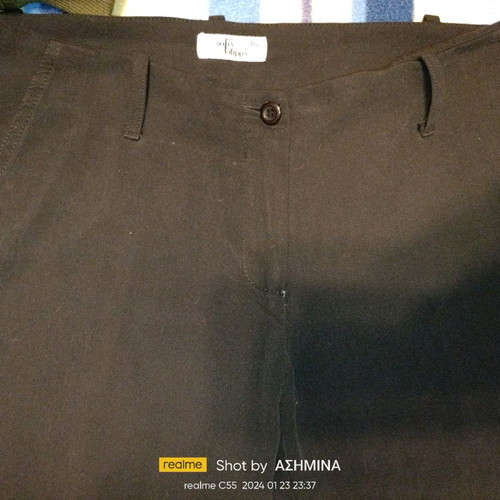 Black pants Greek tailoring size 46 like new