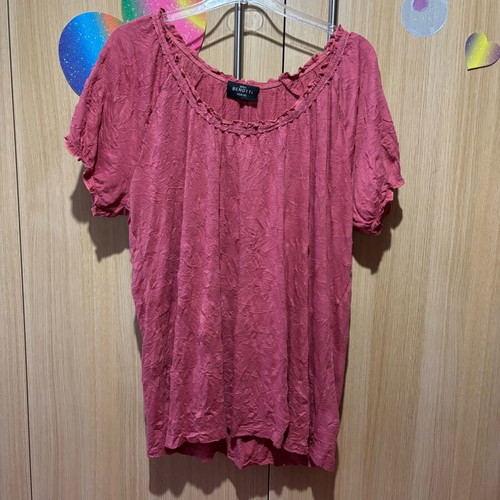 Oversized crinkled blouse used, size M