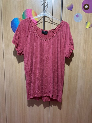 Oversized crinkled blouse used, size M