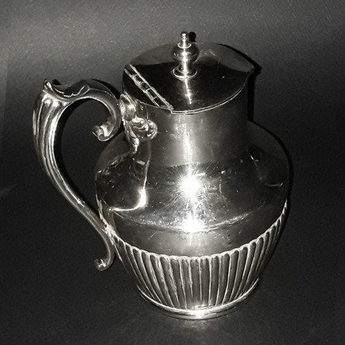 James Deakin Sheffield England silver-plated jug used, antique