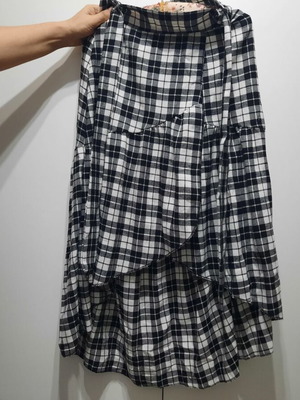 Winter skirt new, size S, black and gray