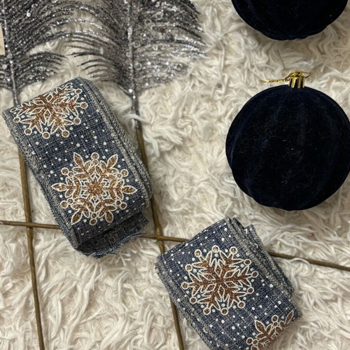 Blue Christmas ornaments set of 34 pieces like new