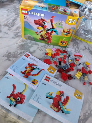 Lego Creator 3 in 1 set 31145 with manuals and box