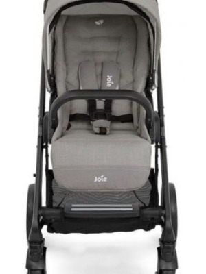 Joie Chrome 3-in-1 baby stroller with car seat and Isofix base