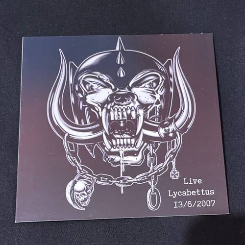 Motörhead Live Athens 2007 Lycabettus double CD-R unofficial limited edition
