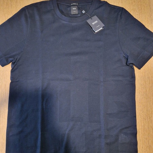 Hugo Boss T-shirt new, Egyptian cotton, blue, size XL