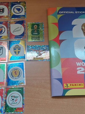 Panini World Cup 2026 Album with 208 Stickers and 12 Coca Cola Stickers new