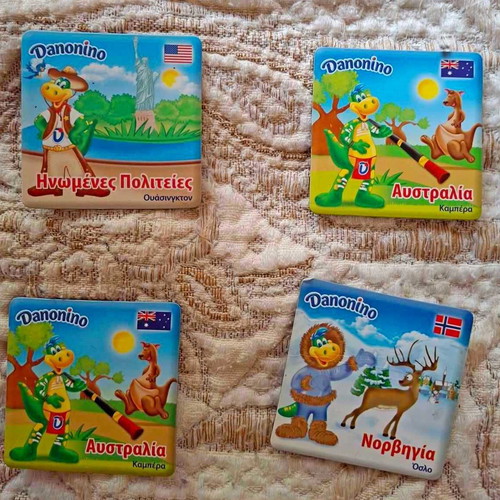 Magnets with Letters, Numbers and Countries New