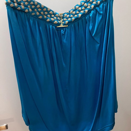 Strapless top turquoise like new