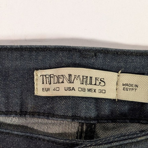 TRF Denim jeans used, size 40, black