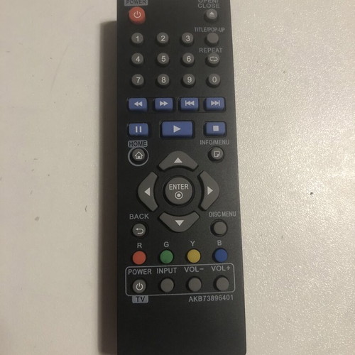 LG Disc DVD Player Blu-Ray Remote Control New AKB73896401