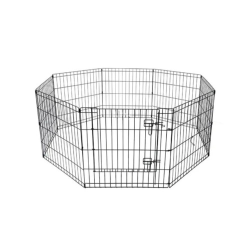 Metal Foldable Pet Playpen 8 Pieces 60x60 cm Like New