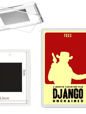 Μαγνητάκι Django Western με διάφανη ακρυλική κορνίζα καινούργιο