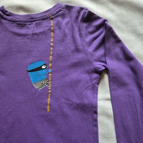 H&M Long Sleeve Shirt used for 2-4 Years Purple