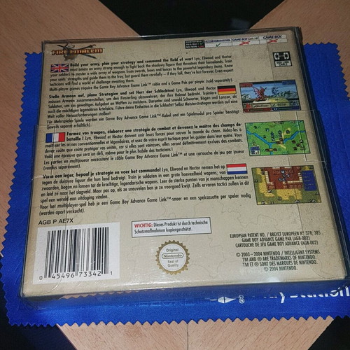 Fire Emblem Game Boy Advance English version like new
