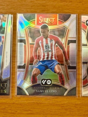 Panini Soccer La Liga Atletico De Madrid 3 κάρτες silver σαν καινούργιο