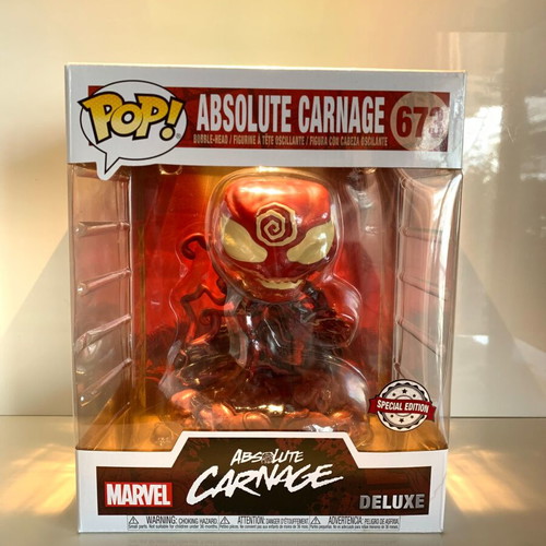 Funko Pop! Marvel Absolute Carnage on Headstone Special Edition Deluxe like new