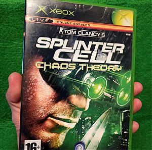 Splinter Cell Chaos Theory 2005 για το XBOX με manual , λειτουργικό, Tactical Stealth Video Game