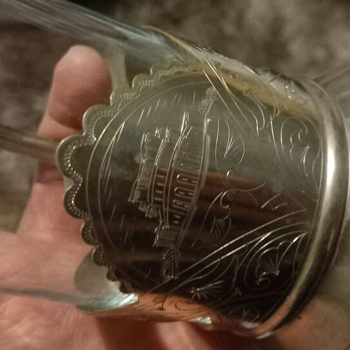 Antique glasses from Russia like new, set of 2