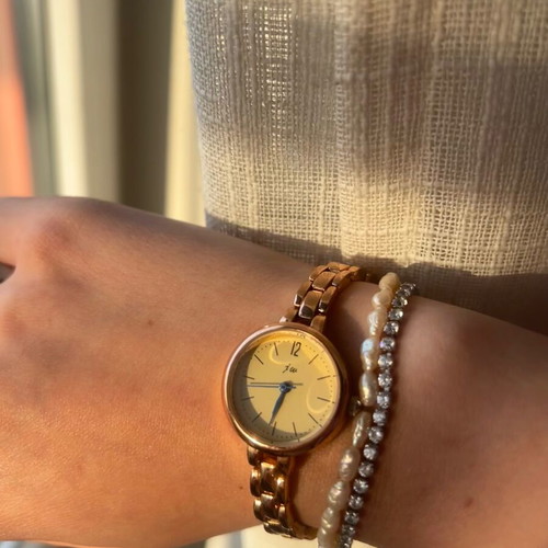 Rose Gold watch new, vintage style for women
