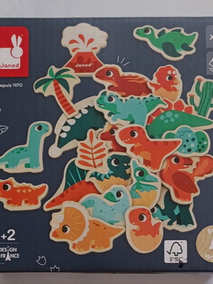 Janod Dino magnetic set for children aged 2 and up, new