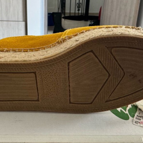 Women's espadrilles like new, yellow, Adam's Shoes, size 36