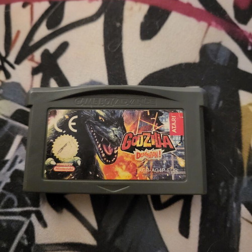 Godzilla Domination Game Boy Advance cartridge in good condition