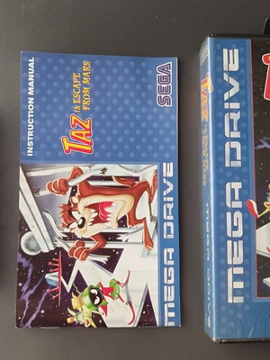 Sega Mega Drive Taz in Escape from Mars used game