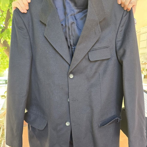 Concerto men's jacket English cashmere large like new black