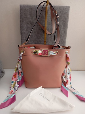 Pollini crossbody bag new, dusty apple color