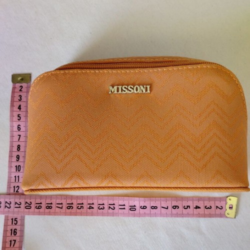 Missoni orange souvenir wallet from Delta Airlines