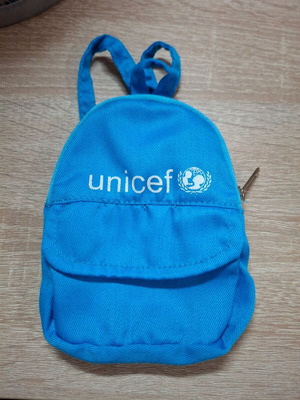 Collectible fabric bag used by UNICEF