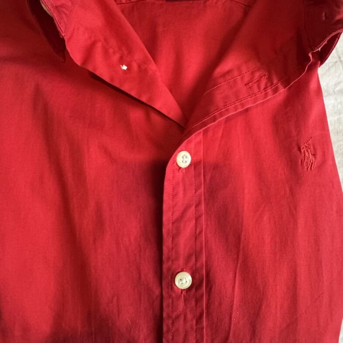 Polo Ralph Lauren women's shirt size medium red like new slim fit